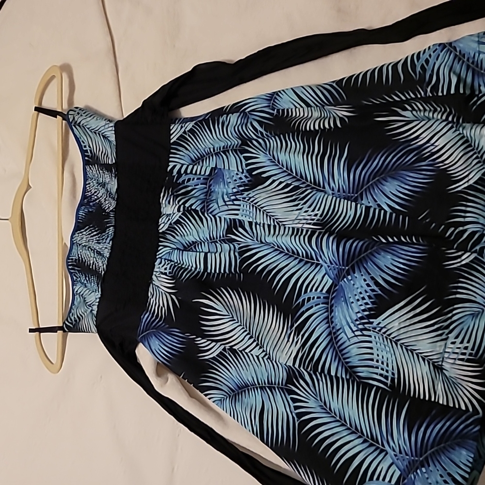 Summer strapless dress